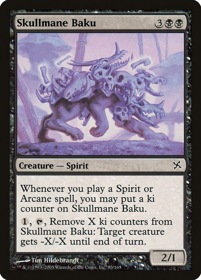 Skullmane Baku [Betrayers of Kamigawa] | Webway Games