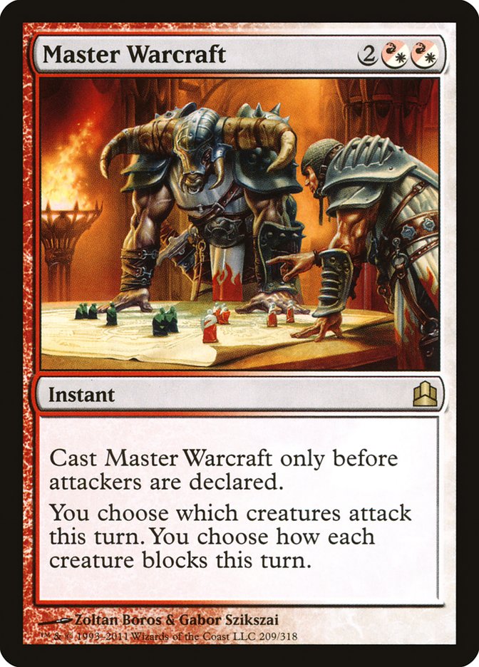 Master Warcraft [Commander 2011] | Webway Games