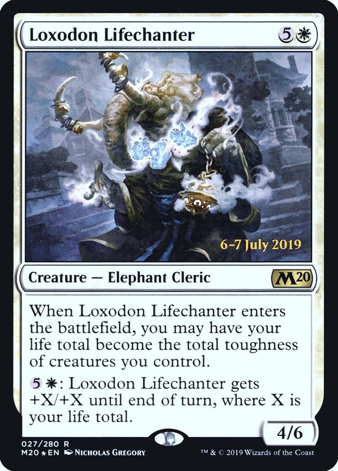 Loxodon Lifechanter  [Core Set 2020 Prerelease Promos] | Webway Games
