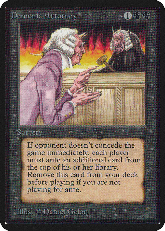 Demonic Attorney [Limited Edition Alpha] | Webway Games