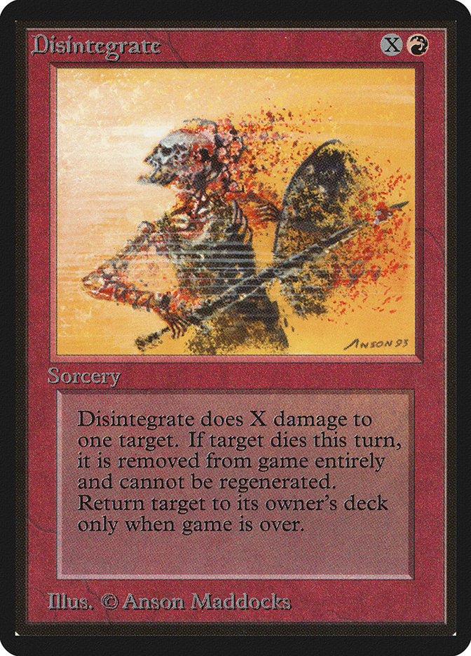 Disintegrate [Limited Edition Beta] | Webway Games