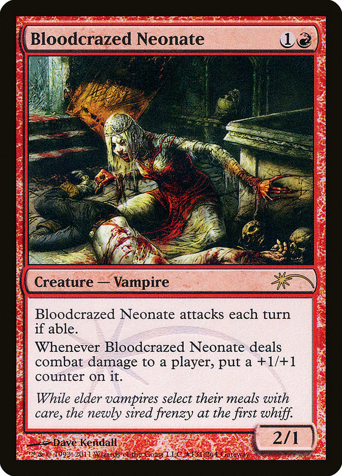 Bloodcrazed Neonate [Wizards Play Network 2011] | Webway Games