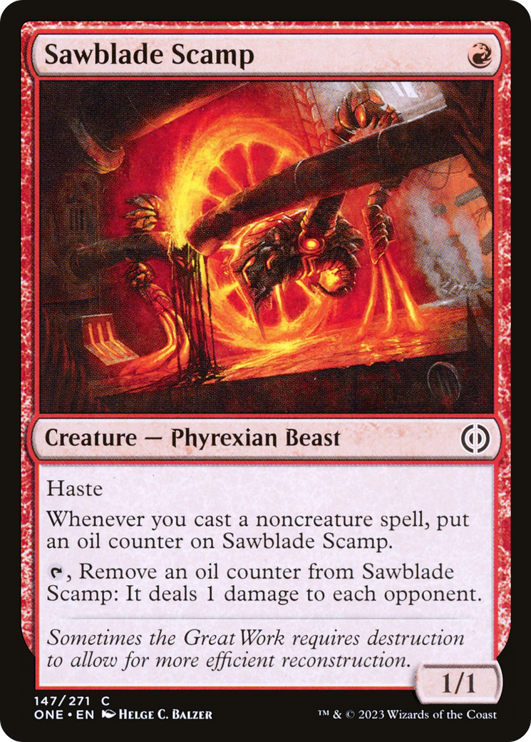 Sawblade Scamp [Phyrexia: All Will Be One] | Webway Games