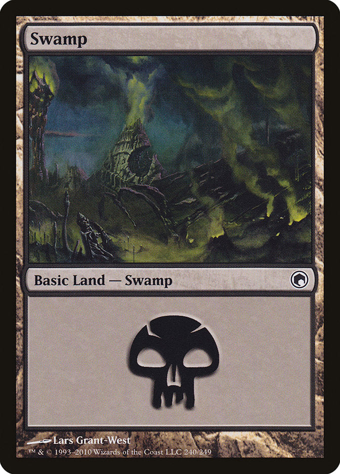 Swamp (#240) [Scars of Mirrodin] | Webway Games