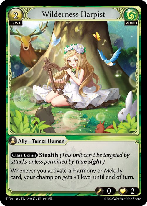 Wilderness Harpist (230) [Dawn of Ashes: 1st Edition] | Webway Games
