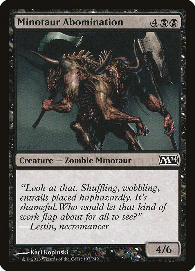 Minotaur Abomination [Magic 2014] | Webway Games
