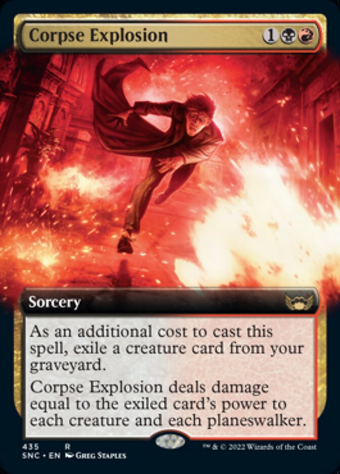 Corpse Explosion (Extended Art) [Streets of New Capenna] | Webway Games
