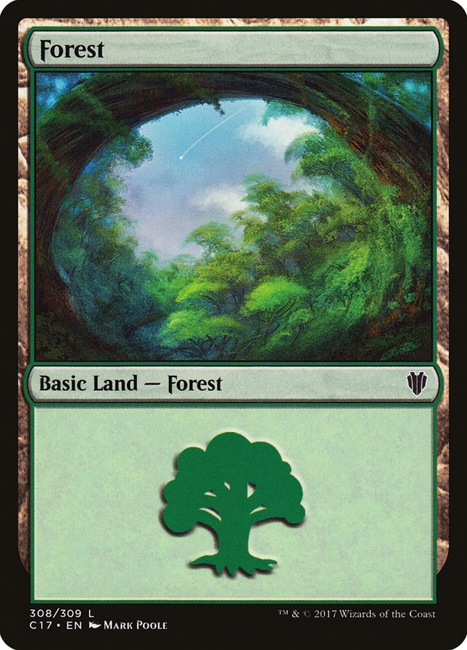 Forest (#308) [Commander 2017] | Webway Games