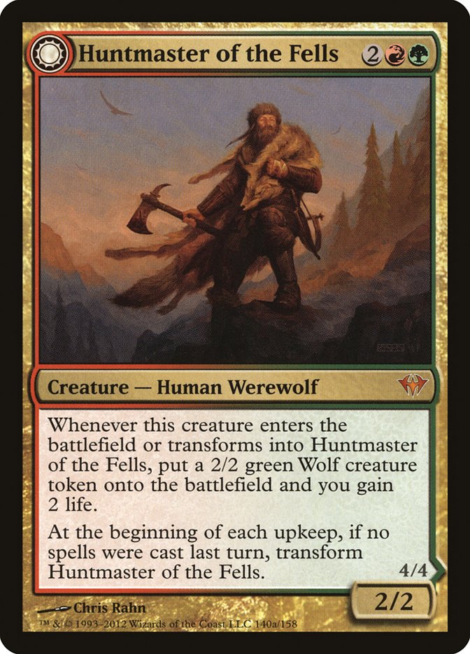 Huntmaster of the Fells // Ravager of the Fells [Dark Ascension] | Webway Games