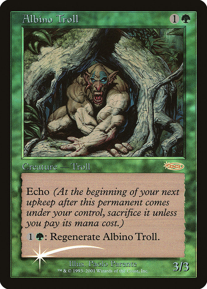 Albino Troll [Friday Night Magic 2002] | Webway Games