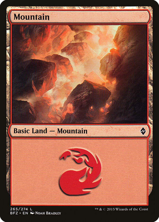 Mountain (#265a) [Battle for Zendikar]