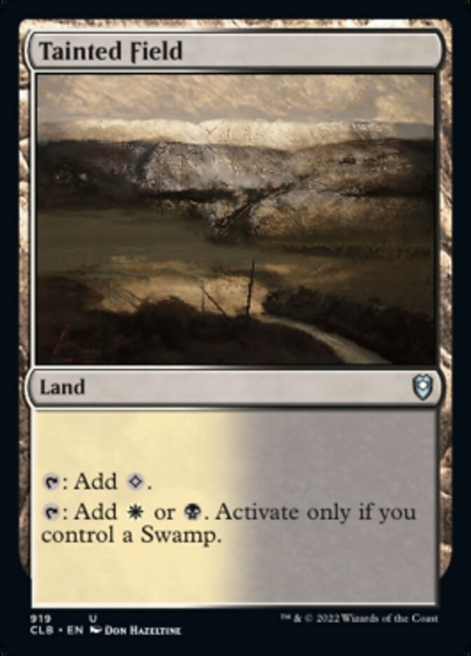 Tainted Field [Commander Legends: Battle for Baldur's Gate] | Webway Games