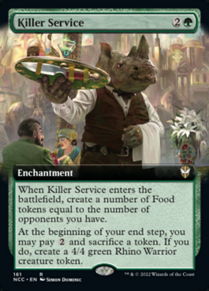 Killer Service (Extended Art) [Streets of New Capenna Commander] | Webway Games