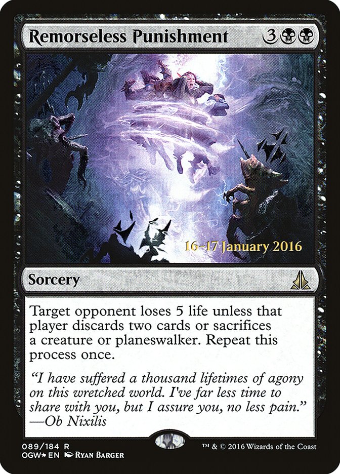 Remorseless Punishment [Oath of the Gatewatch Prerelease Promos] | Webway Games