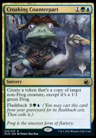 Croaking Counterpart (Promo Pack) [Innistrad: Midnight Hunt Promos] | Webway Games
