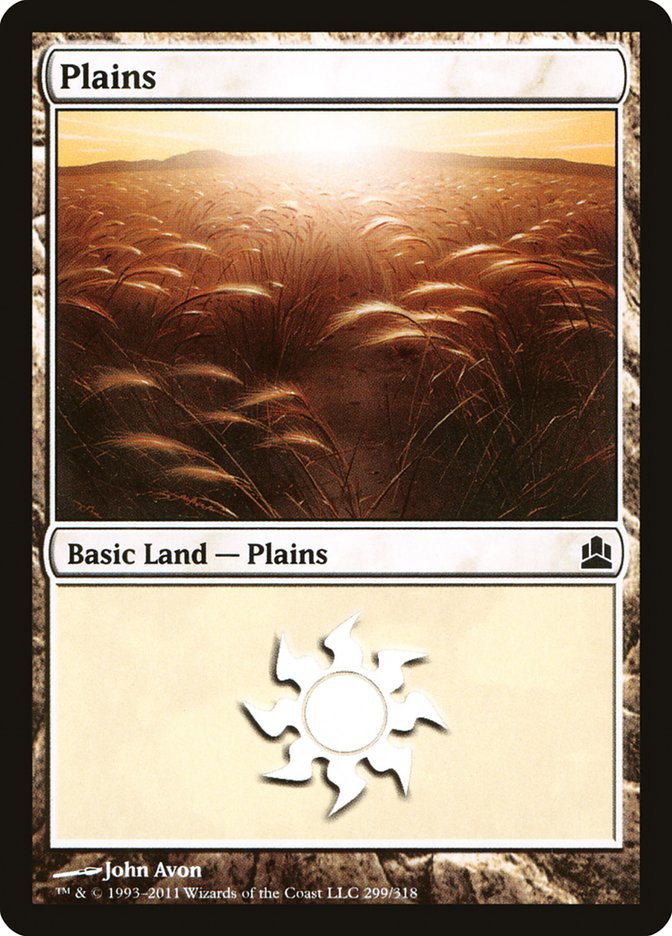 Plains (#299) [Commander 2011]