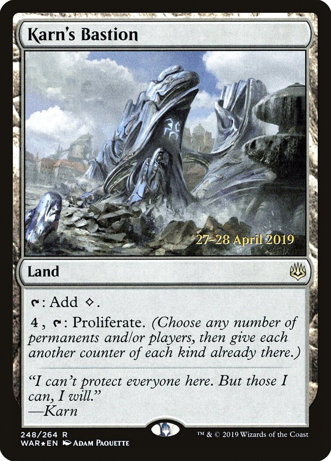 Karn's Bastion  [War of the Spark Prerelease Promos] | Webway Games
