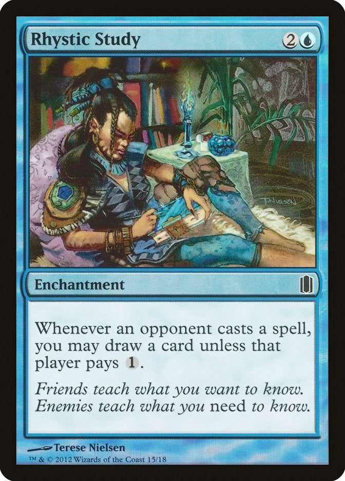 Rhystic Study [Commander's Arsenal] | Webway Games