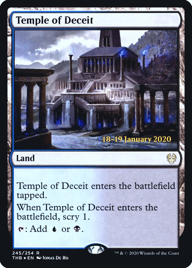 Temple of Deceit [Theros Beyond Death Prerelease Promos] | Webway Games