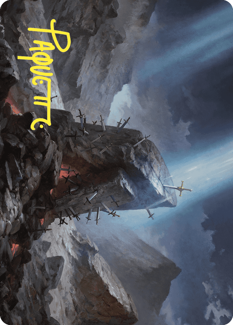 The Irencrag Art Card (Gold-Stamped Signature) [Wilds of Eldraine Art Series] | Webway Games