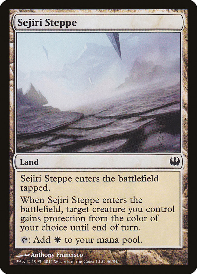 Sejiri Steppe [Duel Decks: Knights vs. Dragons] | Webway Games