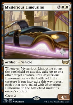 Mysterious Limousine (Promo Pack) [Streets of New Capenna Promos] | Webway Games