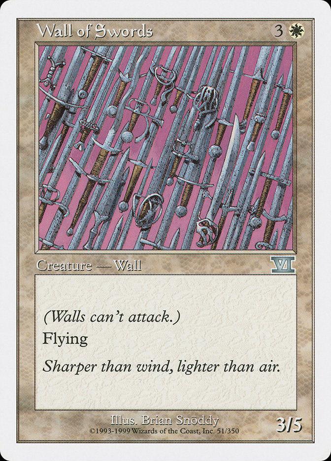 Wall of Swords [Classic Sixth Edition] | Webway Games