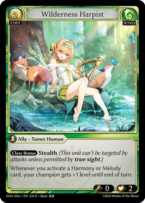 Wilderness Harpist (230) [Dawn of Ashes: Alter Edition] | Webway Games