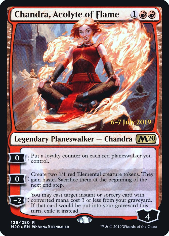 Chandra, Acolyte of Flame  [Core Set 2020 Prerelease Promos] | Webway Games