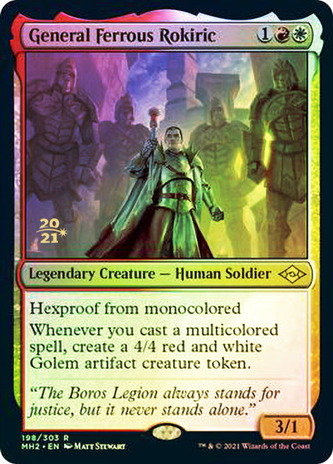 General Ferrous Rokiric [Modern Horizons 2 Prerelease Promos] | Webway Games