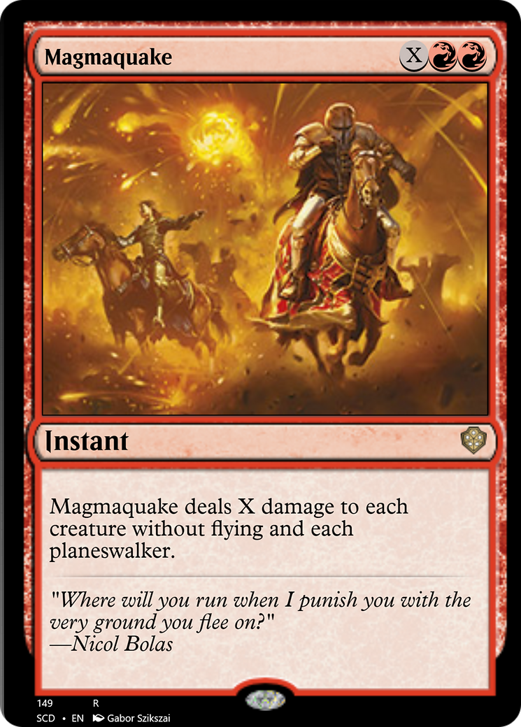 Magmaquake [Starter Commander Decks] | Webway Games