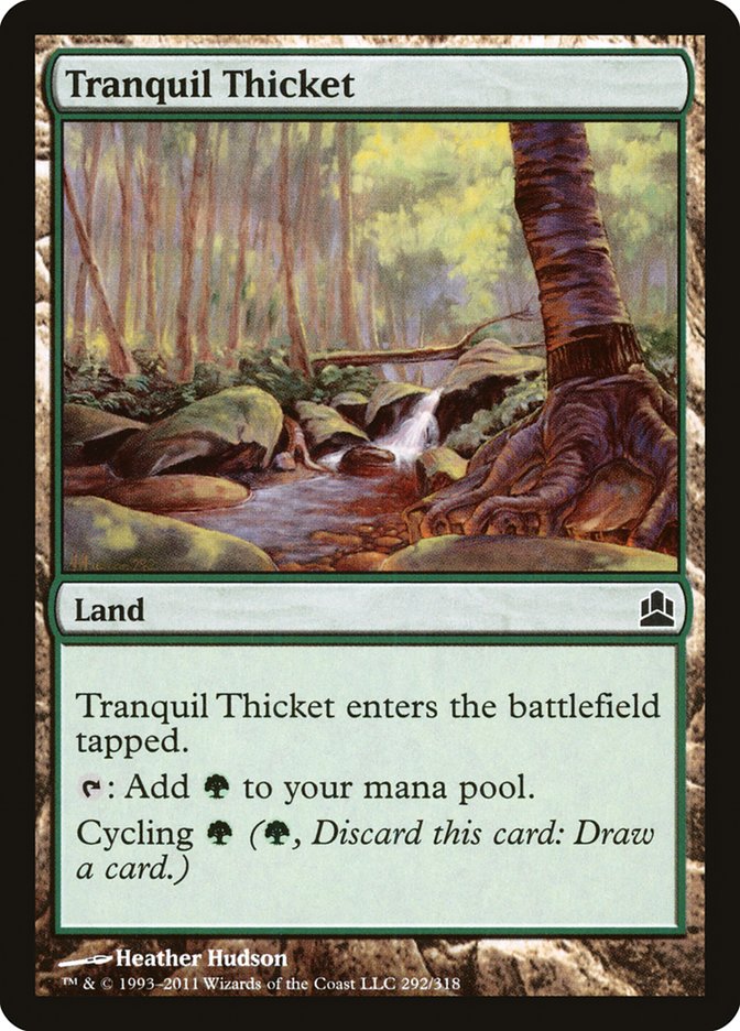 Tranquil Thicket [Commander 2011] | Webway Games