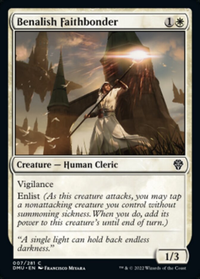 Benalish Faithbonder [Dominaria United] | Webway Games