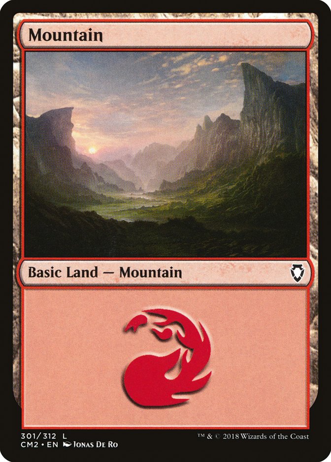 Mountain (#301) [Commander Anthology Volume II] | Webway Games
