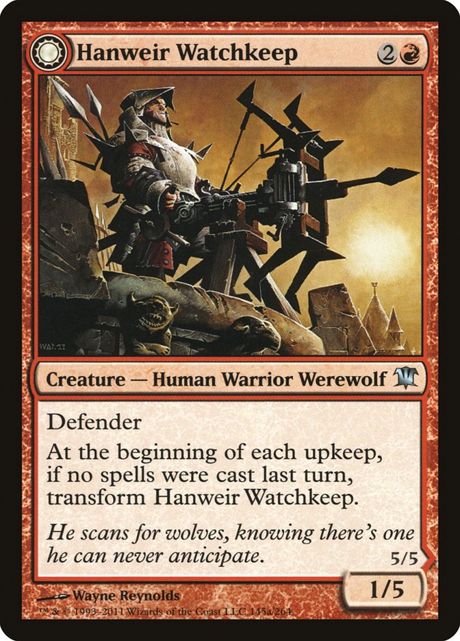 Hanweir Watchkeep // Bane of Hanweir [Innistrad] | Webway Games