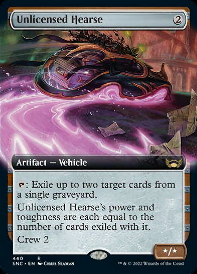 Unlicensed Hearse (Extended Art) [Streets of New Capenna] | Webway Games