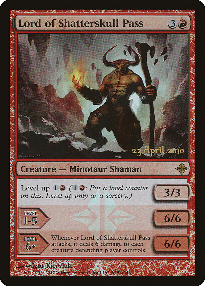 Lord of Shatterskull Pass (Prerelease) [Rise of the Eldrazi Prerelease Promos] | Webway Games