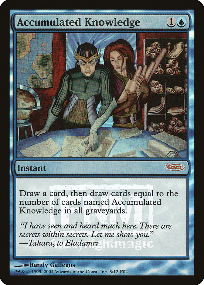 Accumulated Knowledge [Friday Night Magic 2004] | Webway Games