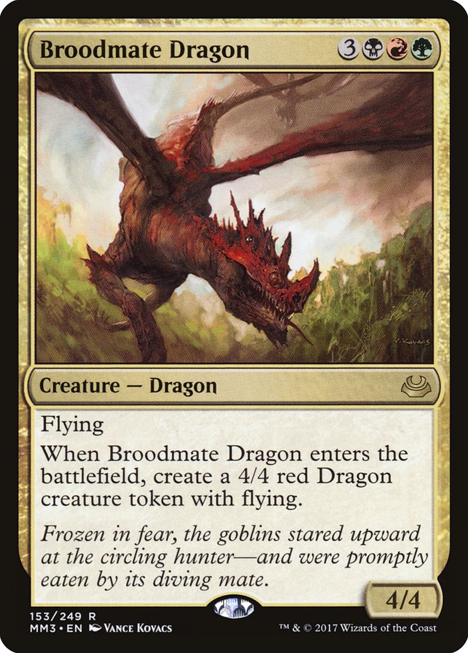 Broodmate Dragon [Modern Masters 2017] | Webway Games