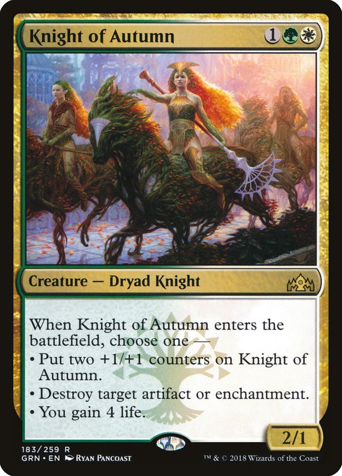 Knight of Autumn [Guilds of Ravnica] | Webway Games