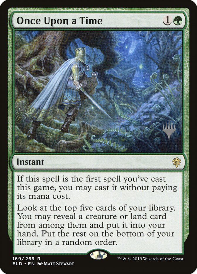 Once Upon a Time (Promo Pack) [Throne of Eldraine Promos] | Webway Games