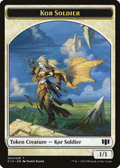 Kor Soldier // Pegasus Double-sided Token [Commander 2014 Tokens] | Webway Games