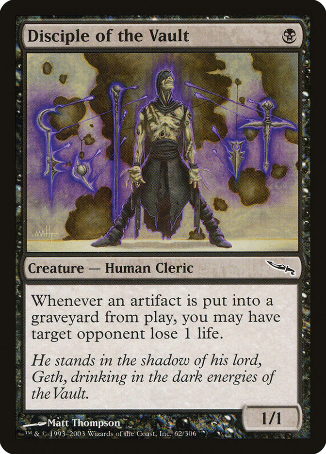 Disciple of the Vault [Mirrodin] | Webway Games