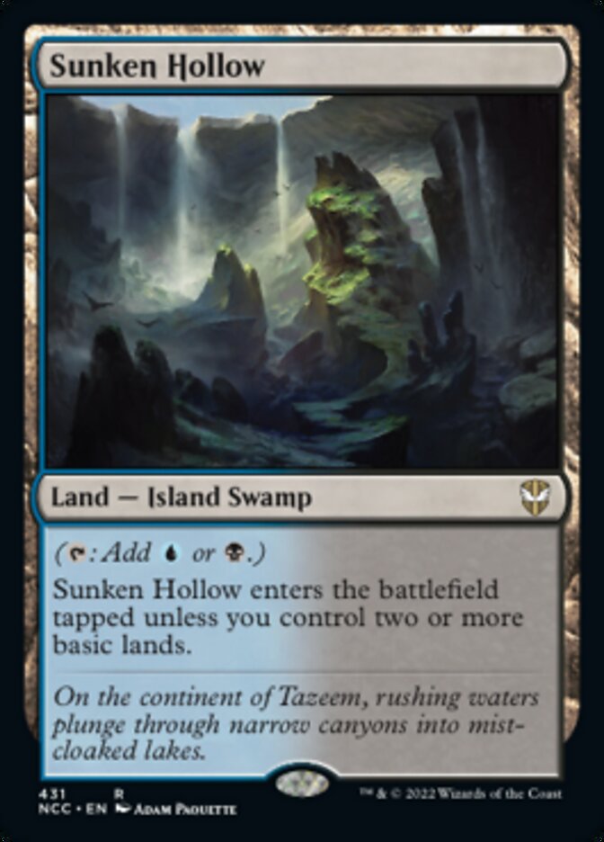 Sunken Hollow [Streets of New Capenna Commander] | Webway Games