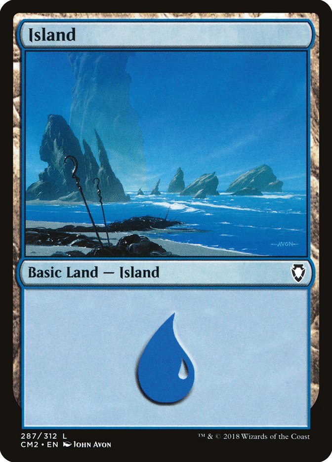 Island (#287) [Commander Anthology Volume II] | Webway Games