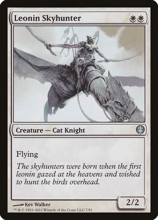 Leonin Skyhunter [Duel Decks: Knights vs. Dragons] | Webway Games