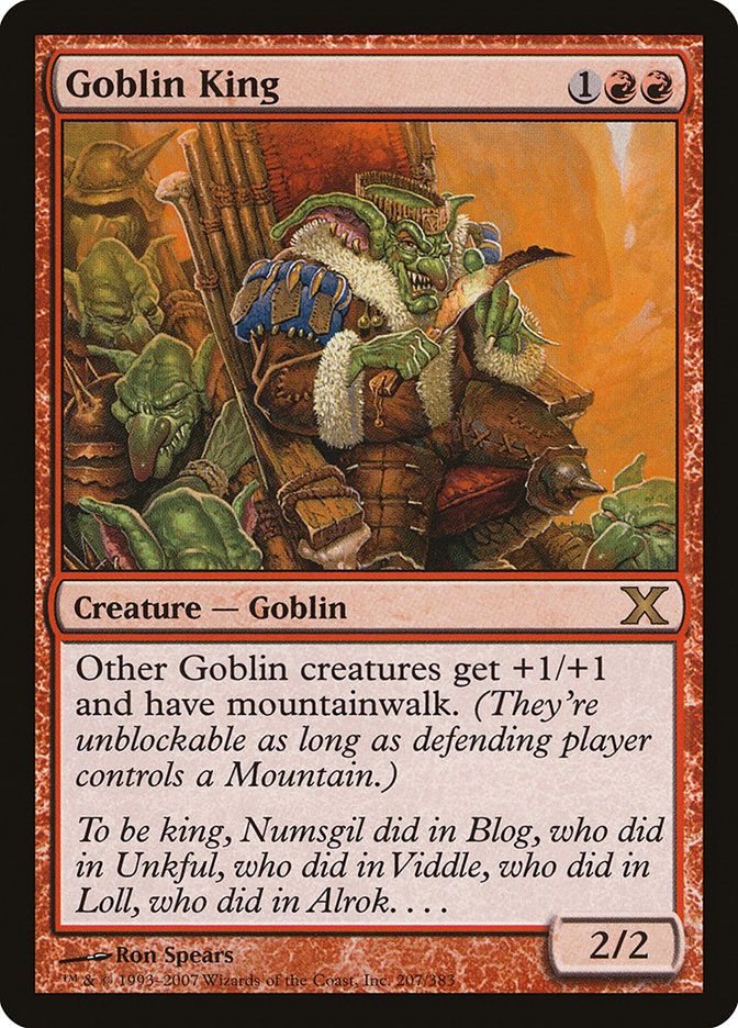 Goblin King [Tenth Edition] | Webway Games