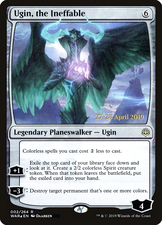 Ugin, the Ineffable  [War of the Spark Prerelease Promos] | Webway Games