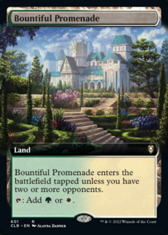 Bountiful Promenade (Extended Art) [Commander Legends: Battle for Baldur's Gate] | Webway Games