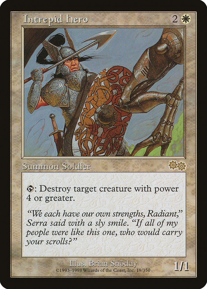 Intrepid Hero [Urza's Saga] | Webway Games